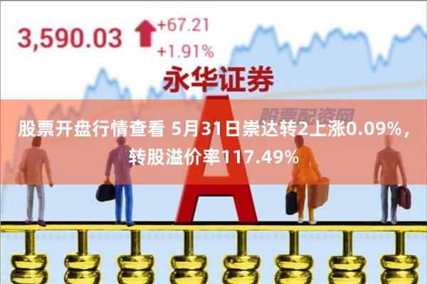 股票开盘行情查看 5月31日崇达转2上涨0.09%，转股溢价率117.49%